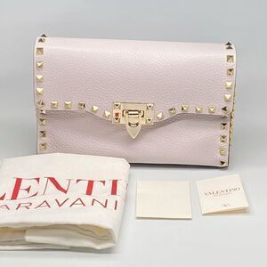 Valentino Garavani Small Rockstud Grainy Calfskin Crossbody Bag